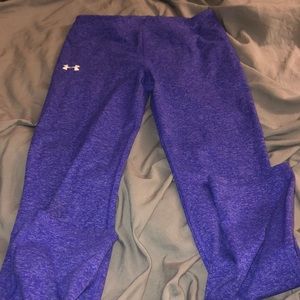Purple under armor leggings